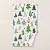 Arbres rétro (Serviette à main)