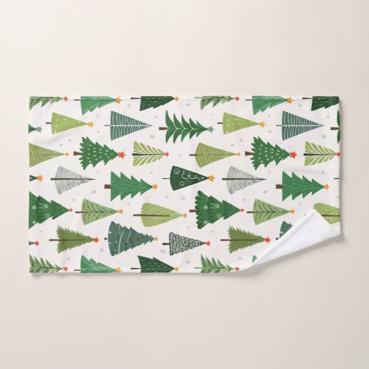 Arbres rétro (Serviette à main)