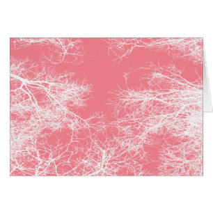 Arbres roses et blancs