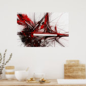 arbres rouges 1 [détail] énorme impression numériq (Cuisine)