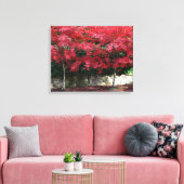 Arbres rouges en automne toile Imprimer (Insitu(Salon))