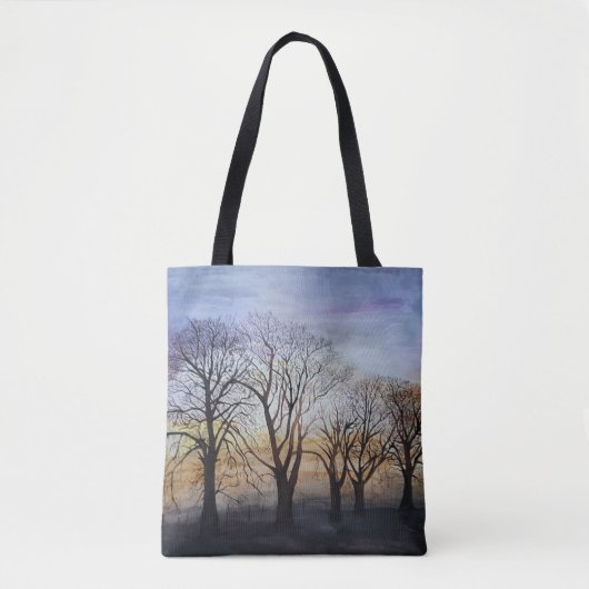 Arbres silhoués sur un sac (Devant)