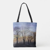 Arbres silhoués sur un sac (Dos)