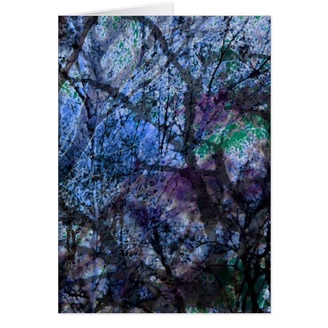 Arbres stratifiés au crépuscule (Devant)