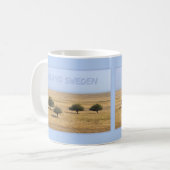 Arbres sur la Savannah, Öland, Suède Café Mug (Devant gauche)