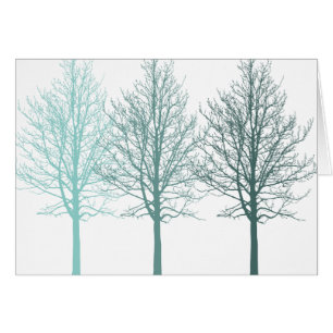 Arbres turquoises