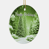 Arbres verts Boules de Noël Ornement de Noël (Droite)