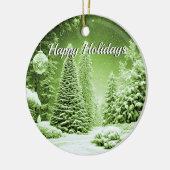 Arbres verts Boules de Noël Ornement de Noël (Gauche)