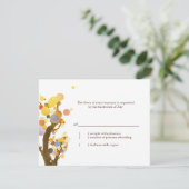 Arbres Whimsical Mariage botanique RSVP (Debout devant)