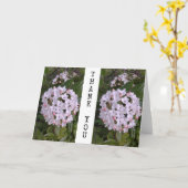 Arbuste à fleurs Carte de remerciements floral (Fleur jaune)