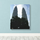 arbuste de toile des tours petronas (Insitu (Plancher de Bois))