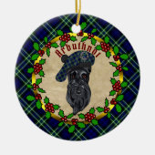 Arbuthnot Scottie Chien Noël Ornement en céramique (Devant)