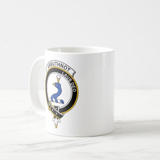 Arbuthnot Tartan Café Mug - taille 11oz (Devant gauche)