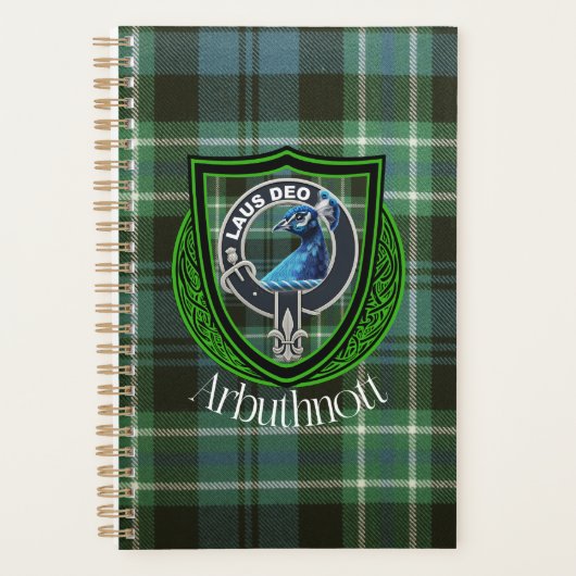 Arbuthnott Scottish Clan Tartan et Crest (Devant)
