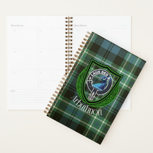 Arbuthnott Scottish Clan Tartan et Crest (Devant avec enveloppe)