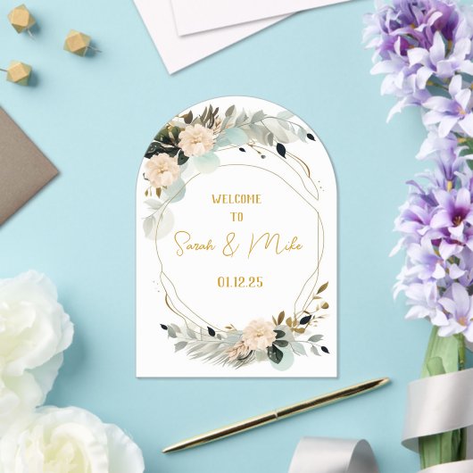 Arc acrylique élégant Faire-part de mariage modern (Insitu (Mariage))