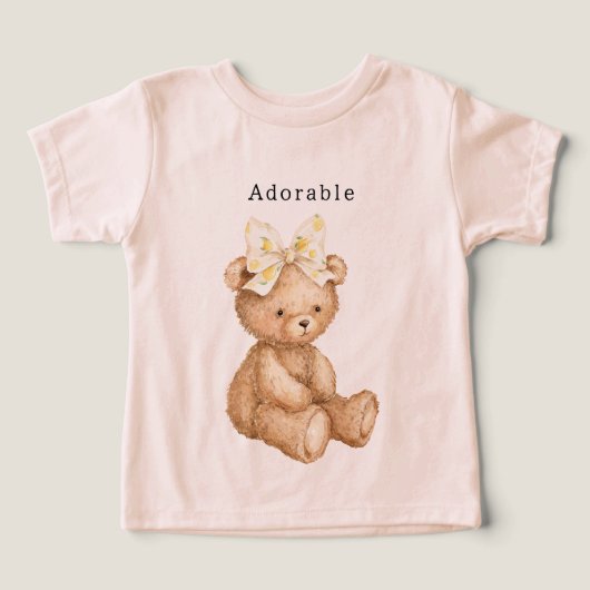 Arc adorable d'ours en peluche (Design Recto)