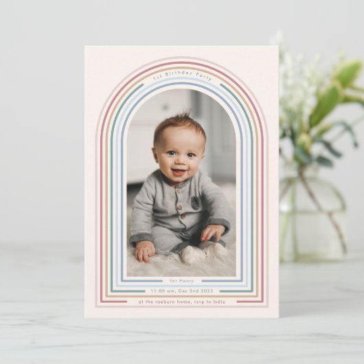 Arc Arc Arc 1er Invitation anniversaire (Debout devant)