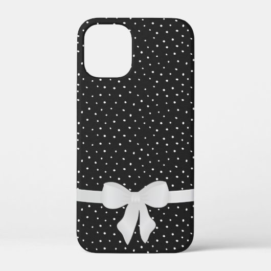arc blanc sur Coque noir et blanc coque iphone-Mat (Verso)
