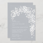 Arc botanique Clair des invitations de mariage (Devant / Derrière)