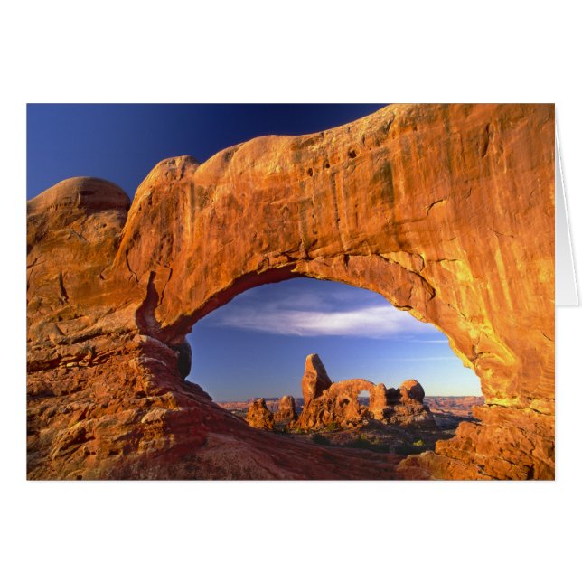 Arc de tourelle, Parc national des Arches, Utah, É (Devant horizontal)