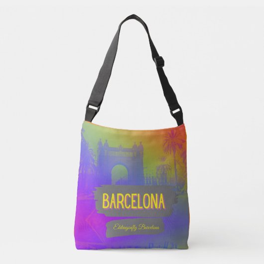 Arc de Triomf, Barcelona - design 5 Crossbody Tas (Voorkant)