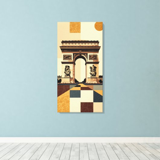 Arc de Triomf Canvas Afdruk (Insitu (Houten vloer))