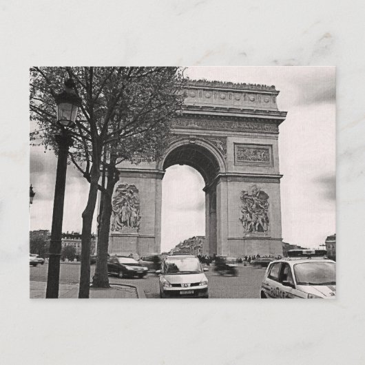 Arc de Triomphe Briefkaart (Voorkant)