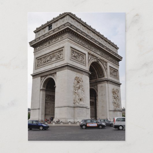 Arc de Triomphe Briefkaart (Voorkant)
