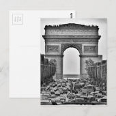 Arc de Triomphe Briefkaart (Voorkant / Achterkant)