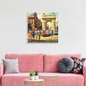 Arc de Triomphe de Bucarest Roumanie Toile Vintage (Insitu(Salon))