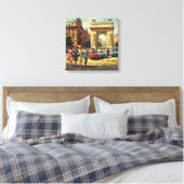Arc de Triomphe de Bucarest Roumanie Toile Vintage (Insitu(Chambre))