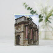 Arc de Triomphe de Carrousel. Briefkaart (Staand voorkant)