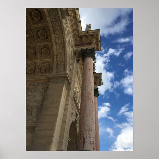 Arc de Triomphe du Carrousel Briefkaart Poster (Voorkant)