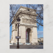 Arc de Triomphe in Parijs, Frankrijk Briefkaart (Voorkant)