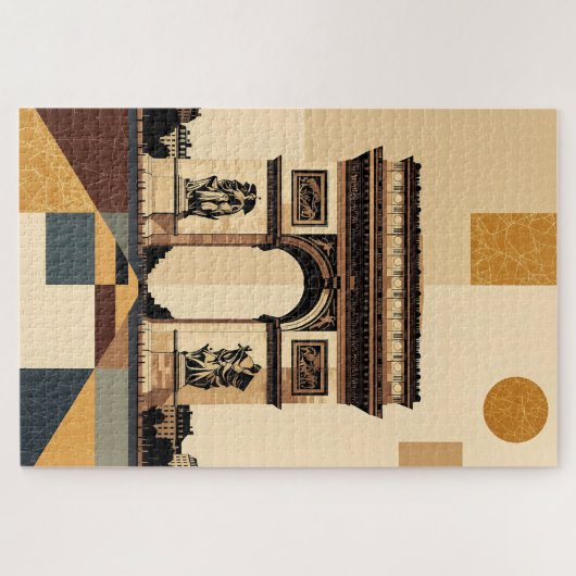 Arc De Triomphe Legpuzzel (Horizontaal)