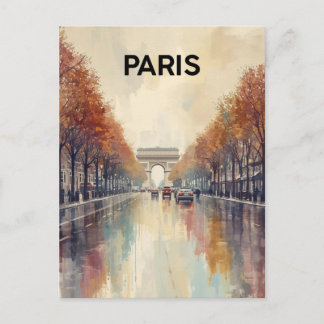 Arc de Triomphe Parijs Briefkaart