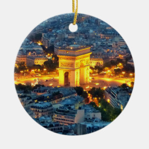 Arc de Triomphe, Parijs, Frankrijk Keramisch Ornament