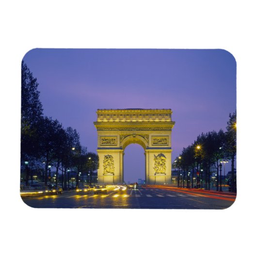 Arc de Triomphe, Parijs, Frankrijk; Magneet (Horizontaal)