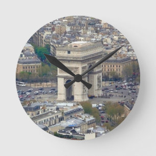 Arc DE Triomphe Parijs Frankrijk Ronde Klok