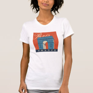 Arc de Triomphe Parijs, Frankrijk T-shirt