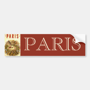  Arc de Triomphe, Parijs, Frankrijk Travel Art Bumpersticker