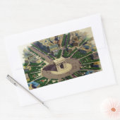 Arc de Triomphe Parijs Rechthoekige Sticker (Envelop)