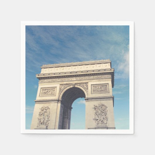 Arc de Triomphe Parijs Servet (Voorkant)