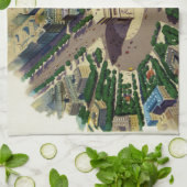  Arc de Triomphe Parijs Theedoek (Gevouwen)