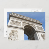 Arc de Triomphe Paris Briefkaart (Voorkant / Achterkant)