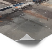 Arc De Triomphe Paris France Art Imprimer Poster (Coin)