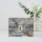 Arc de Triomphe Paris Frankrijk Briefkaart (Staand voorkant)