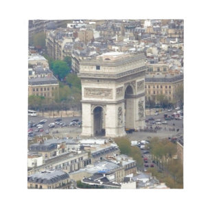Arc de Triomphe Paris Frankrijk Notitieblok