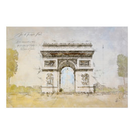 Arc de Triomphe Perfect Poster